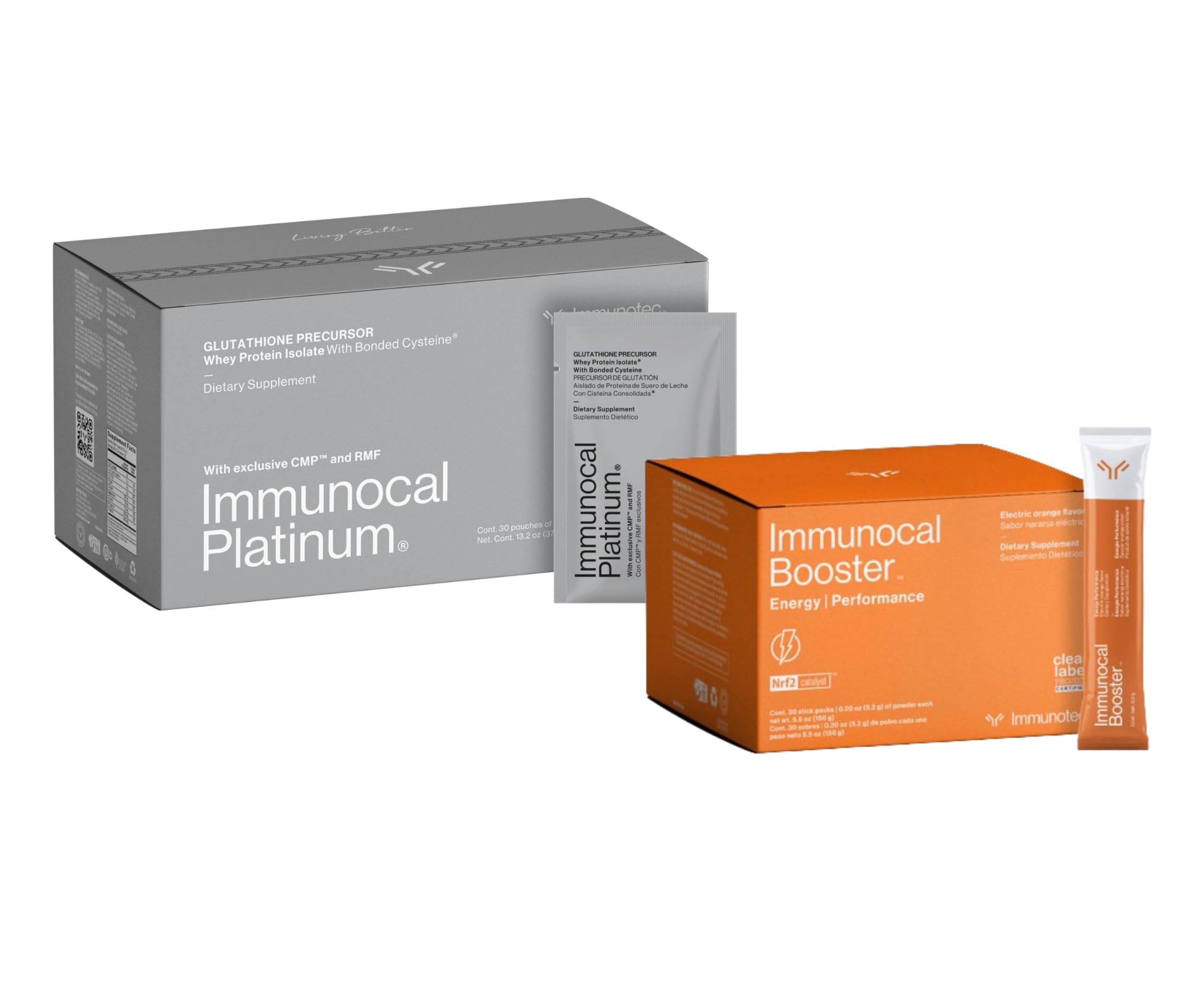 Amazon.com: Immunocal Pack of 2 (1 Platinum and 1 Booster Energy